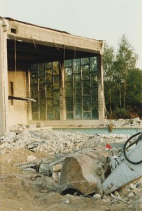 Abriss des Hallenbades